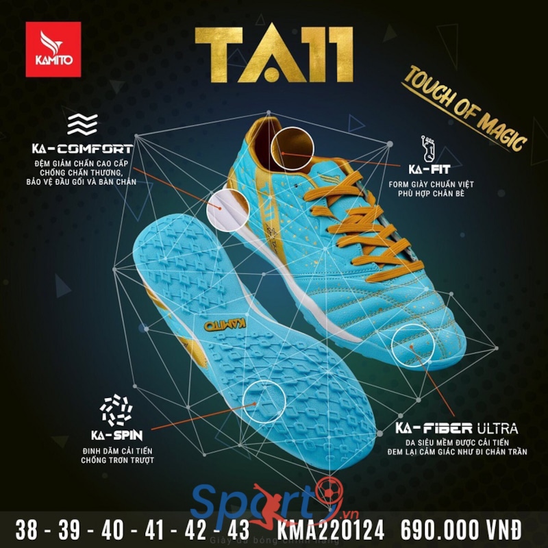 Kamito TA11 Màu Xanh Ngọc