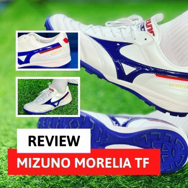 Mizuno Morelia TF - Q1GB210125 - Trắng/Xanh Biển	