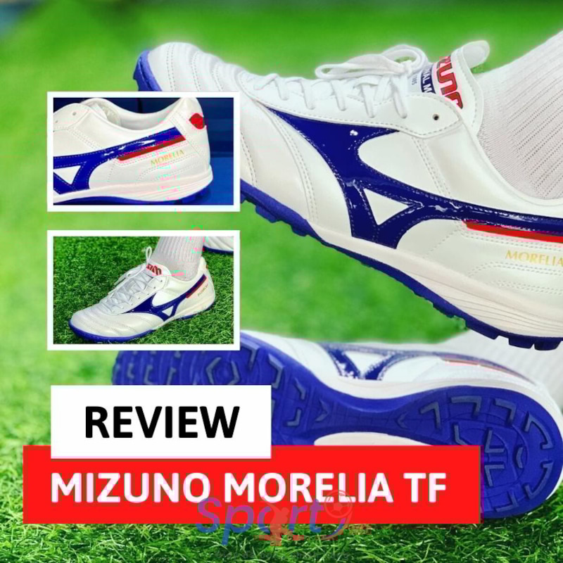 Mizuno Morelia TF - Q1GB210125 - Trắng/Xanh Biển	