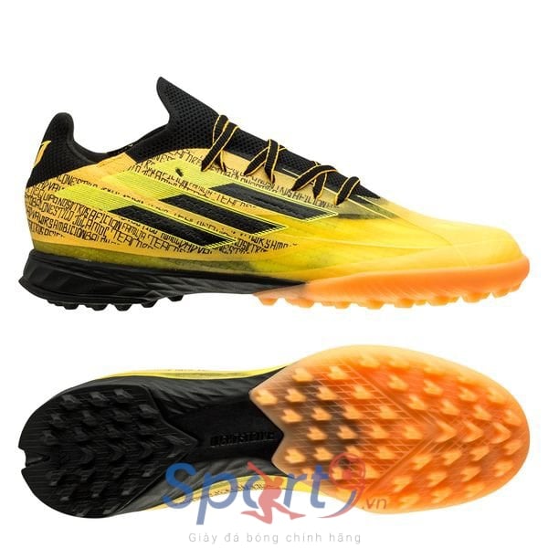 Adidas X Speedflow Messi .1 TF Mi Historia - Vàng/Đen - GW3864