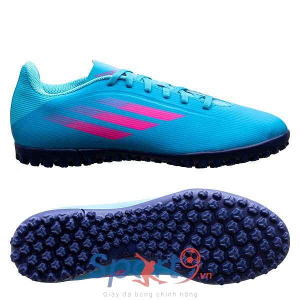 adidas X Speedflow .4 TF Sapphire Edge - Sky Rush/Shock Pink/Legend Ink