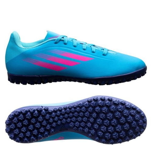 adidas X Speedflow .4 TF Sapphire Edge - Sky Rush/Shock Pink/Legend Ink