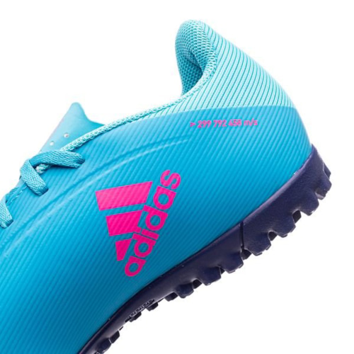 adidas X Speedflow .4 TF Sapphire Edge - Sky Rush/Shock Pink/Legend Ink