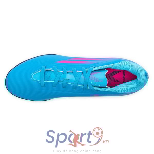 adidas X Speedflow .4 TF Sapphire Edge - Sky Rush/Shock Pink/Legend Ink