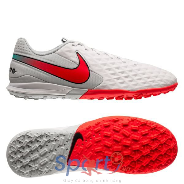 Nike Tiempo Legend 8 Academy TF Flash Crimson - White/Flash Crimson