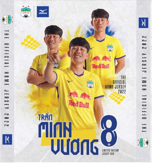 MIZUNO HỘP ÁO ĐẤU HAGL 2022 PHIÊN BẢN MINH VƯƠNG 0