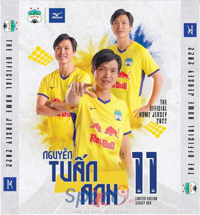 MIZUNO HỘP ÁO ĐẤU HAGL 2022 PHIÊN BẢN TUẤN ANH 0