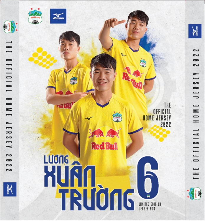 MIZUNO HỘP ÁO ĐẤU HAGL 2022 PHIÊN BẢN XUÂN TRƯỜNG 0