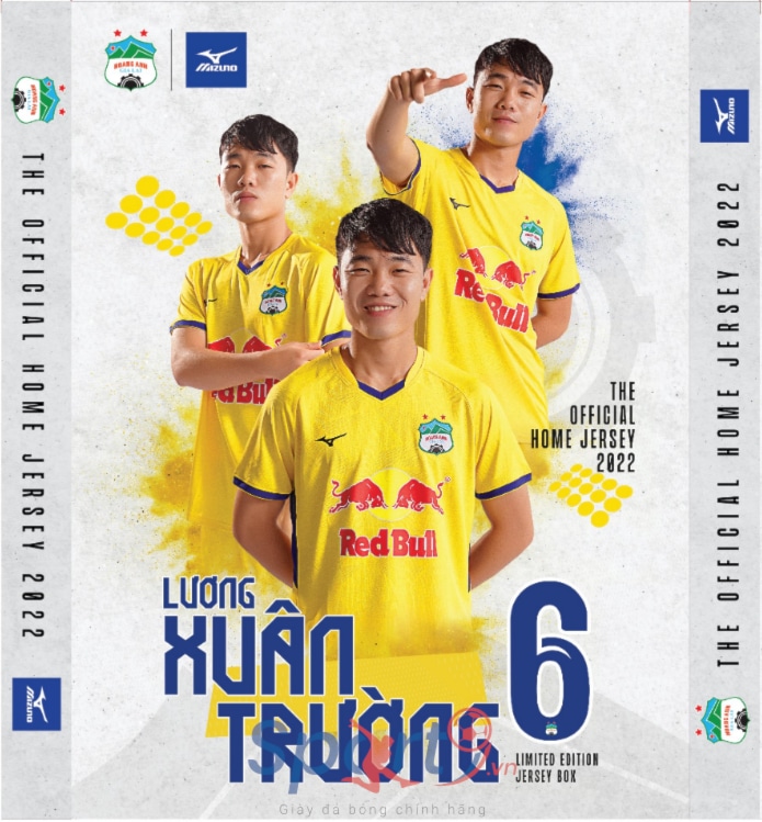 MIZUNO HỘP ÁO ĐẤU HAGL 2022 PHIÊN BẢN XUÂN TRƯỜNG 0