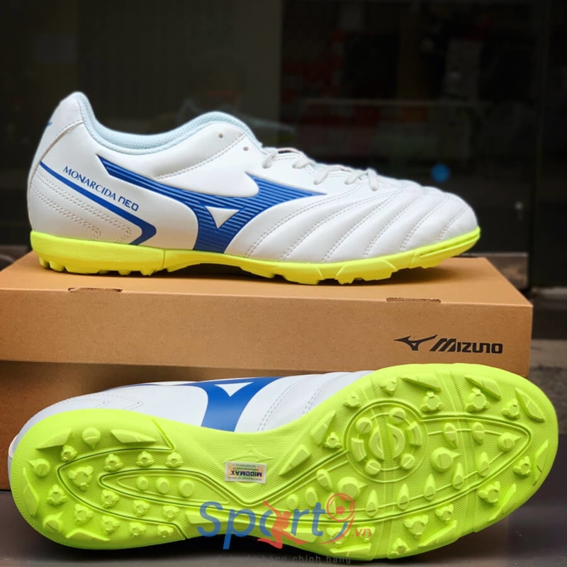 Mizuno Monarcida Neo II Select AS - P1GD222527 - Trắng Xanh/Vàng