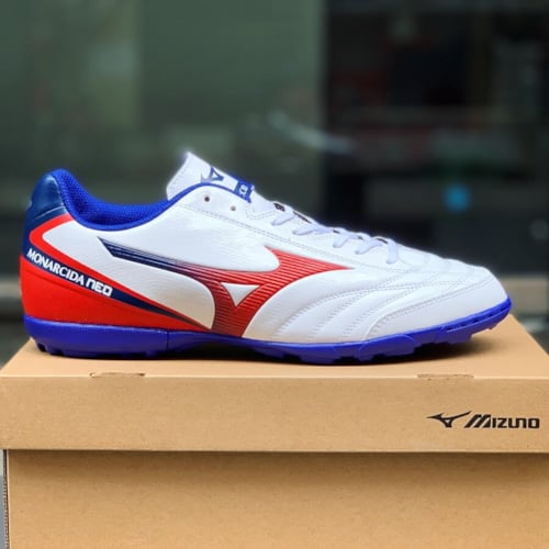 Mizuno Monarcida Neo Sala Select TF Q1GB212262 - Trắng Đỏ Xanh