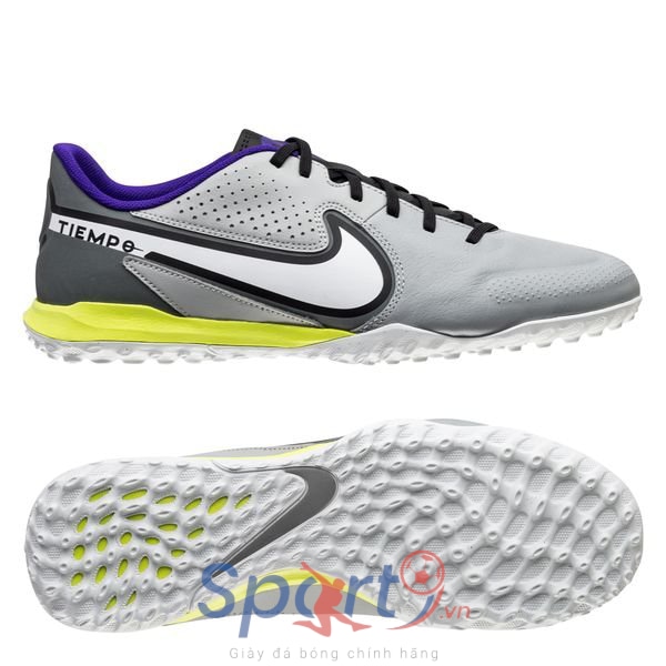 Nike Tiempo Legend 9 Academy TF - Smoke Grey/White/Volt