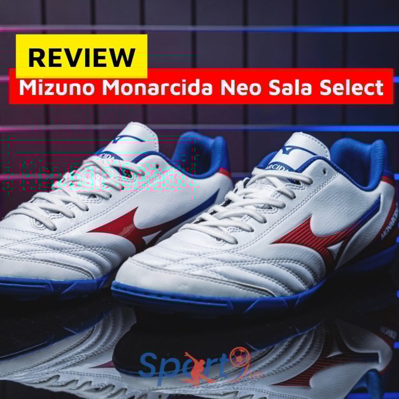 Mizuno Monarcida Neo Sala Select TF Q1GB212262 - Trắng Đỏ Xanh