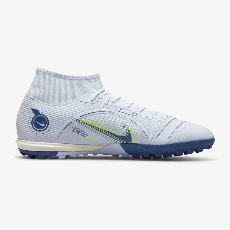 Nike Mercurial Superfly 8 Academy TF - Trắng/Xanh - DJ2878-054