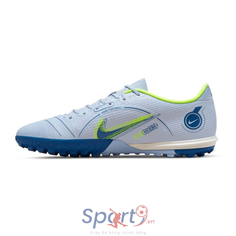 Nike Mercurial Vapor 14 Academy TF - Trắng/Xanh - DJ2879-054