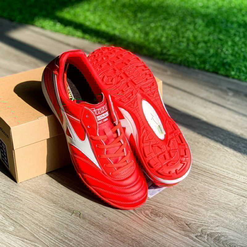 Mizuno Morelia TF - Q1GB210160 - Đỏ Trắng
