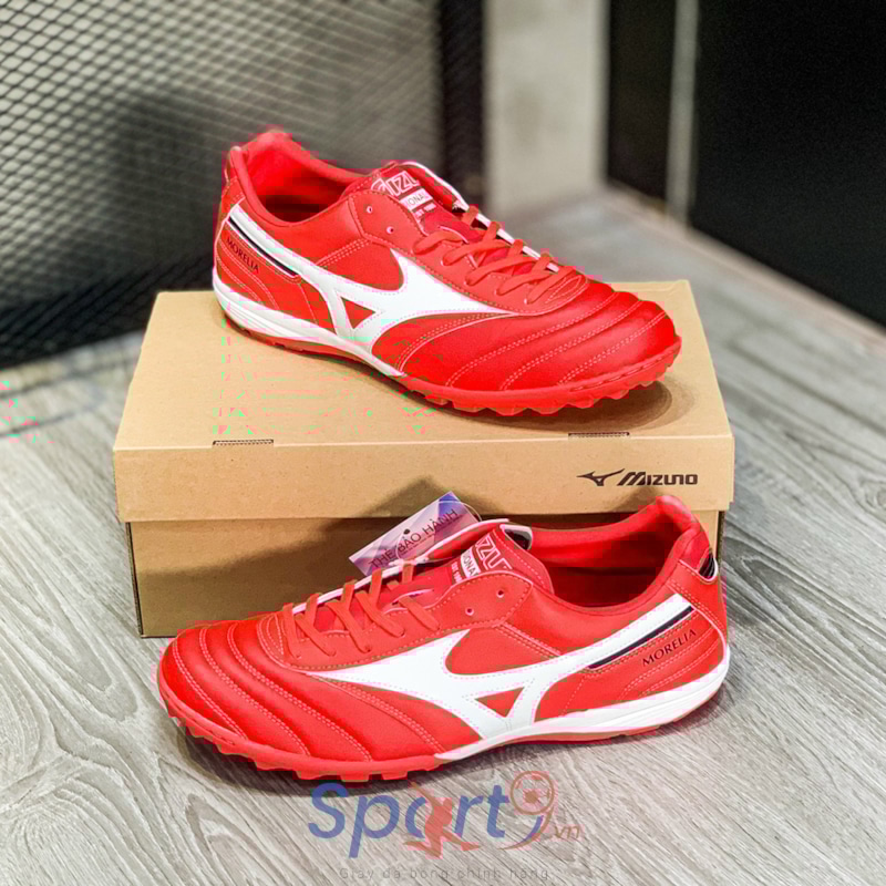 Mizuno Morelia TF - Q1GB210160 - Đỏ Trắng