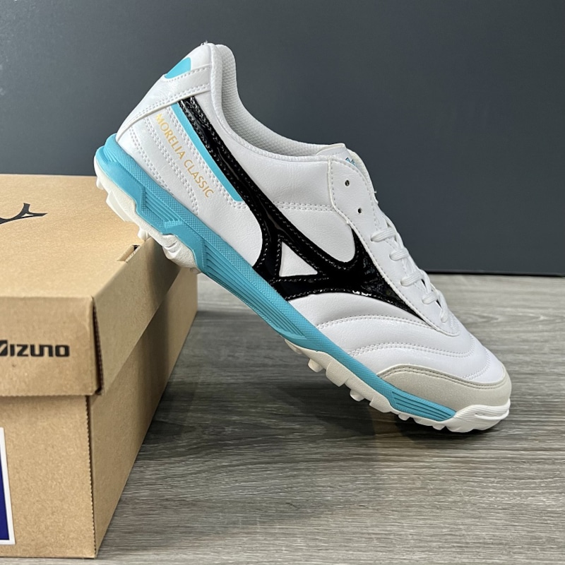 Mizuno Morelia Sala Classic TF - Q1GB220209 - Trắng/Đen/Xanh