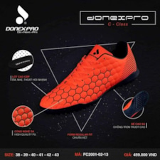 Giày đá bóng Donexpro C-Class FC2001-02-13 - Cam