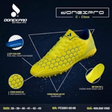Giày đá bóng Donexpro C-Class FC2001-02-06 - Vàng