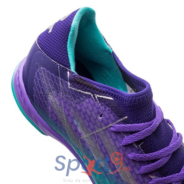 Adidas X Speedflow .3 TF Champions Code - Tím/Xanh Mint