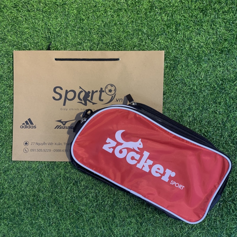 Túi đựng giày Zocker 2 ngăn - Màu đỏ