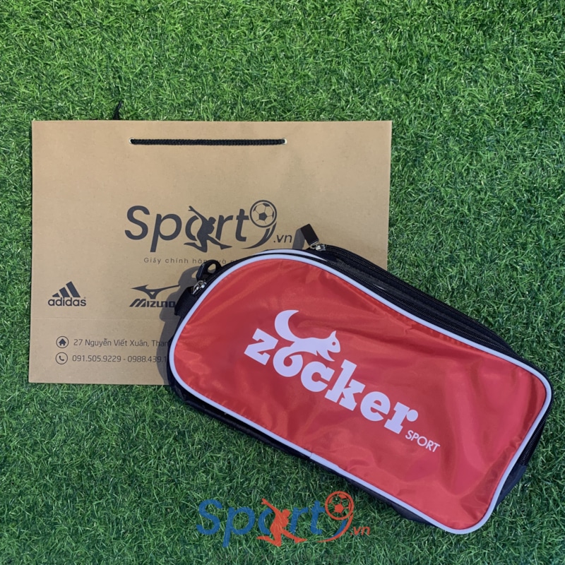 Túi đựng giày Zocker 2 ngăn - Màu đỏ