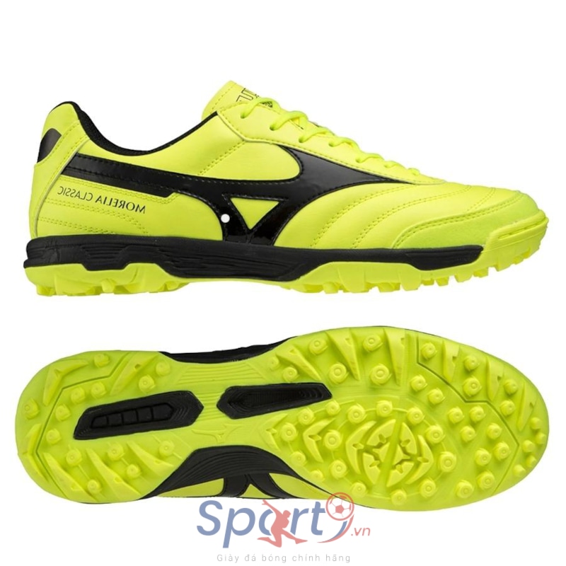 Mizuno Morelia Sala Classic TF - Q1GB220245 - Vàng/Đen