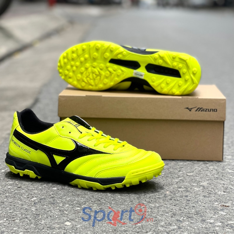 Mizuno Morelia Sala Classic TF - Q1GB220245 - Vàng/Đen