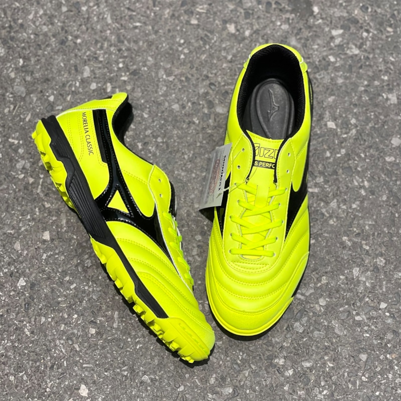 Mizuno Morelia Sala Classic TF - Q1GB220245 - Vàng/Đen