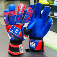 Găng tay thủ môn H3 Robo21 - Màu xanh biển/ đen/ đỏ– chính hãng Thái Lan