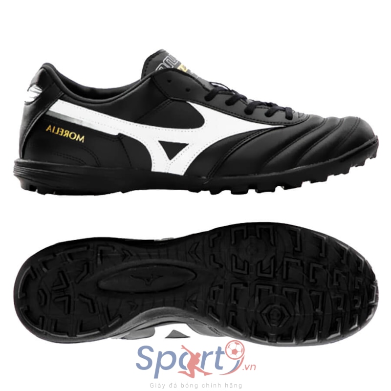 Mizuno Morelia TF - Q1GB220101 - Đen Trắng	