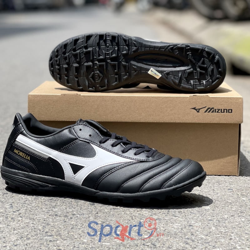 Mizuno Morelia TF - Q1GB220101 - Đen Trắng