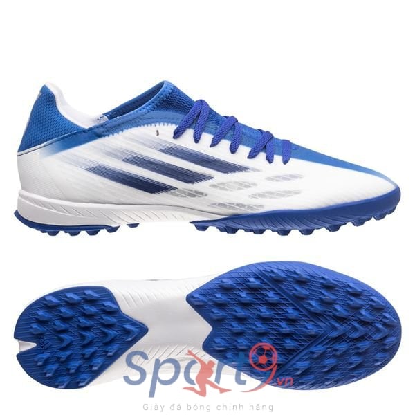 Adidas X Speedflow .3 TF Diamond Edge - Trắng Xanh - GW7509