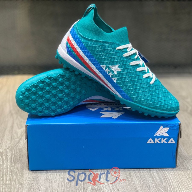 	Giày bóng đá AKKA CONTROL 3 TF - Xanh Ngọc