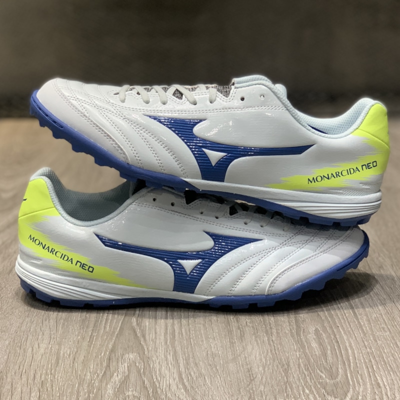 Mizuno Monarcida Neo Sala Pro TF - Q1GB222127 - Trắng/Xanh/Vàng