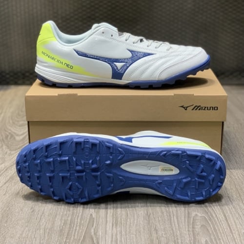 Mizuno Monarcida Neo Sala Pro TF - Q1GB222127 - Trắng/Xanh/Vàng