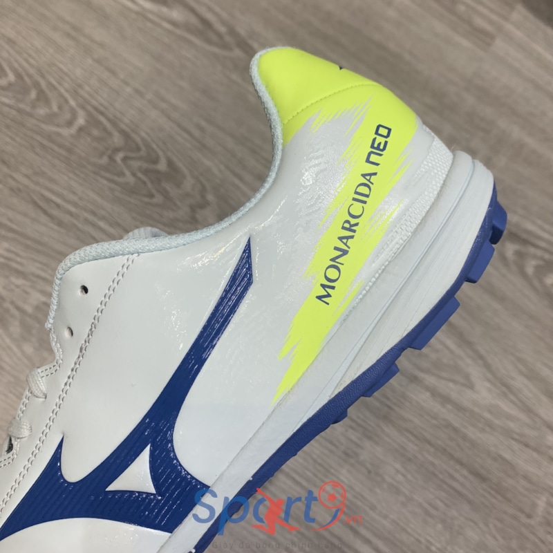 Mizuno Monarcida Neo Sala Pro TF - Q1GB222127 - Trắng/Xanh/Vàng