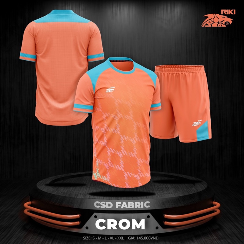 BỘ QUẦN ÁO BÓNG ĐÁ RIKI CROM