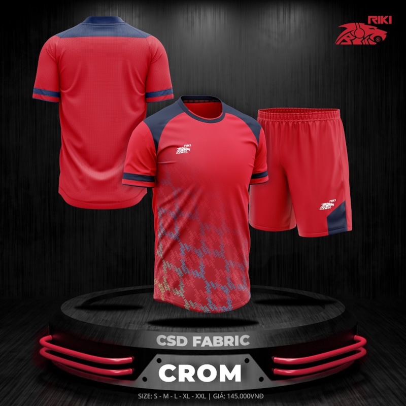 BỘ QUẦN ÁO BÓNG ĐÁ RIKI CROM