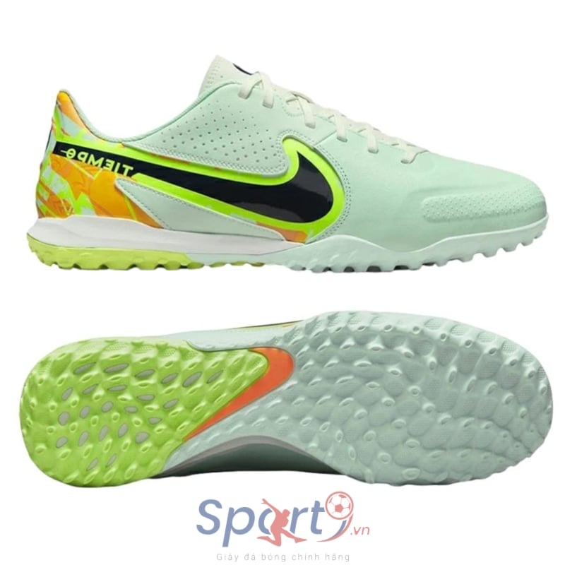 Nike Tiempo Legend 9 Academy TF - Xanh Mạ Non - DA1191-343