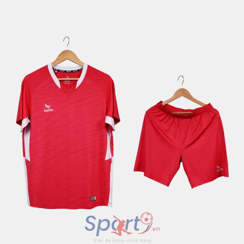 BỘ QUẦN ÁO BÓNG ĐÁ BECAMEX BÌNH DƯƠNG 2022 - KMSH220210 - Màu đỏ