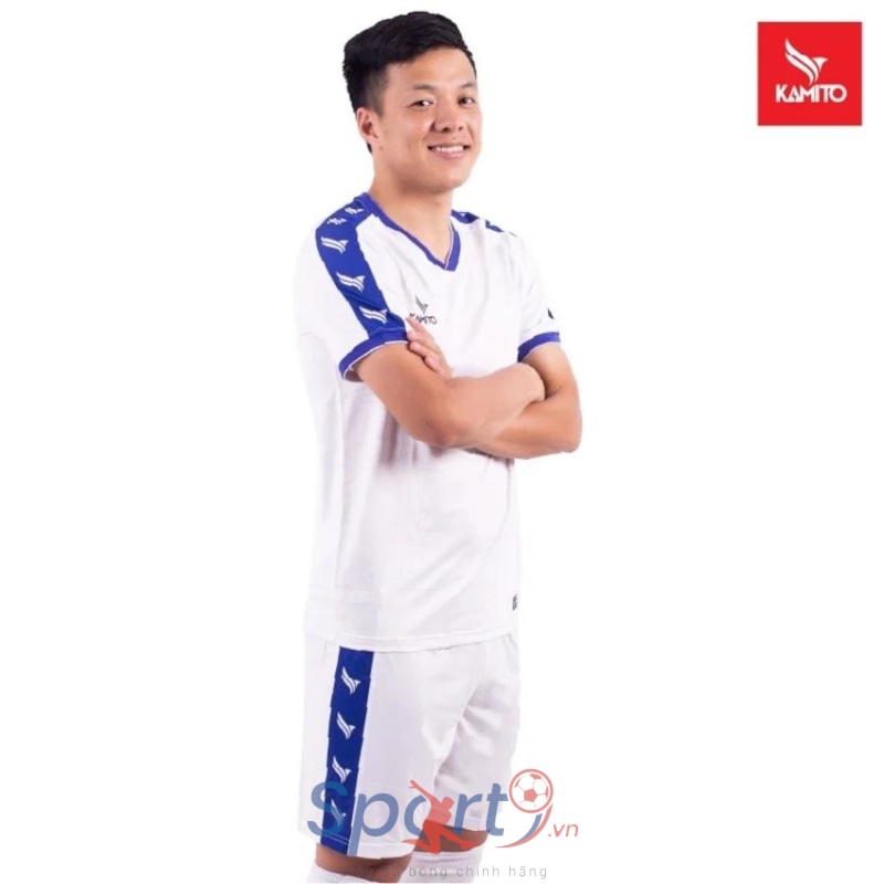 BỘ THI ĐẤU BÓNG ĐÁ ĐÀ NẴNG KAMITO - KMSH210450 - MÀU TRẮNG