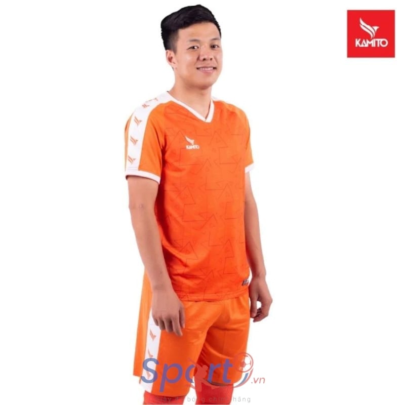 BỘ THI ĐẤU BÓNG ĐÁ ĐÀ NẴNG KAMITO - KMSH210460 - MÀU CAM