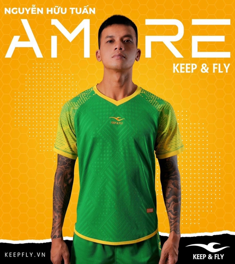 ÁO ĐÁ BÓNG KEEP&FLY AMORE 