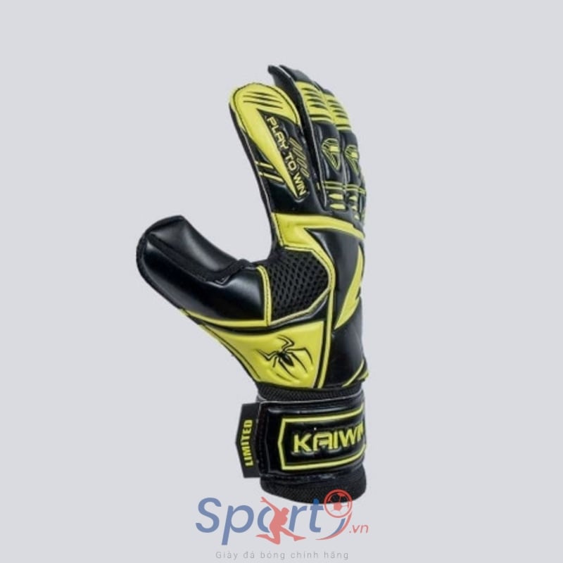 Găng tay thủ môn Kaiwin Spider 2022 - Màu Đen	