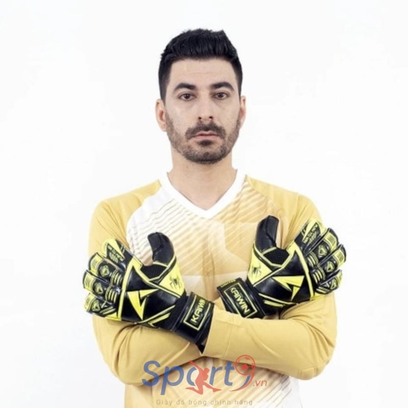 Găng tay thủ môn Kaiwin Spider 2022 - Màu Đen	