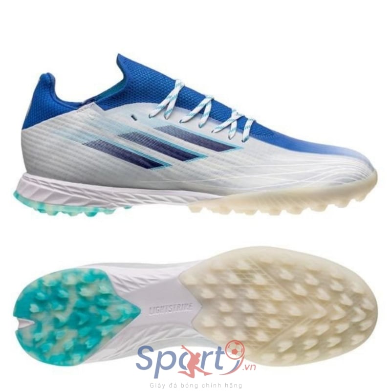 Adidas X Speedflow .1 TF Diamond Edge - Trắng/Xanh - GW7473