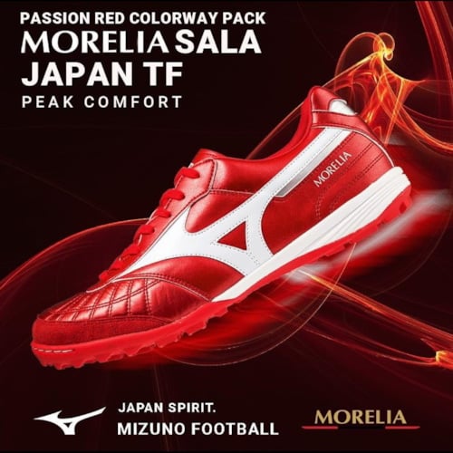 Mizuno Morelia Sala Japan TF - Q1GB220060 - Đỏ Trắng