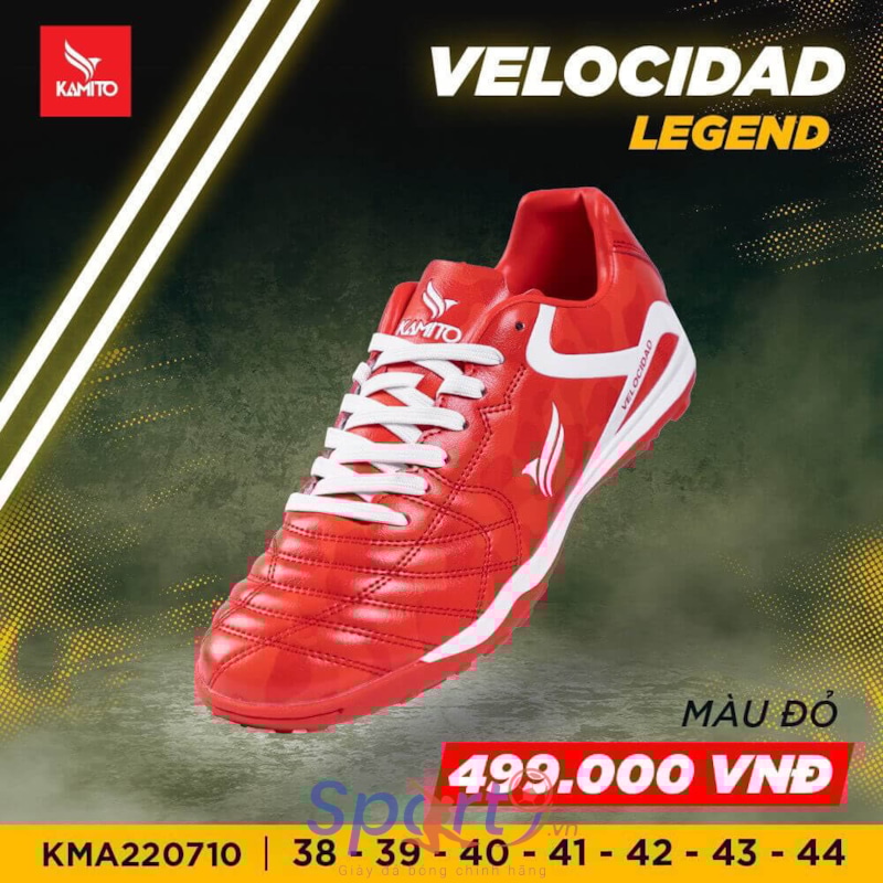 Kamito Velocidad Legend - KMA220710 - Màu Đỏ